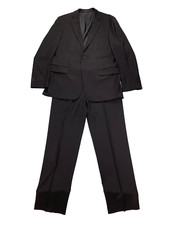 Costume deux pièces bleu